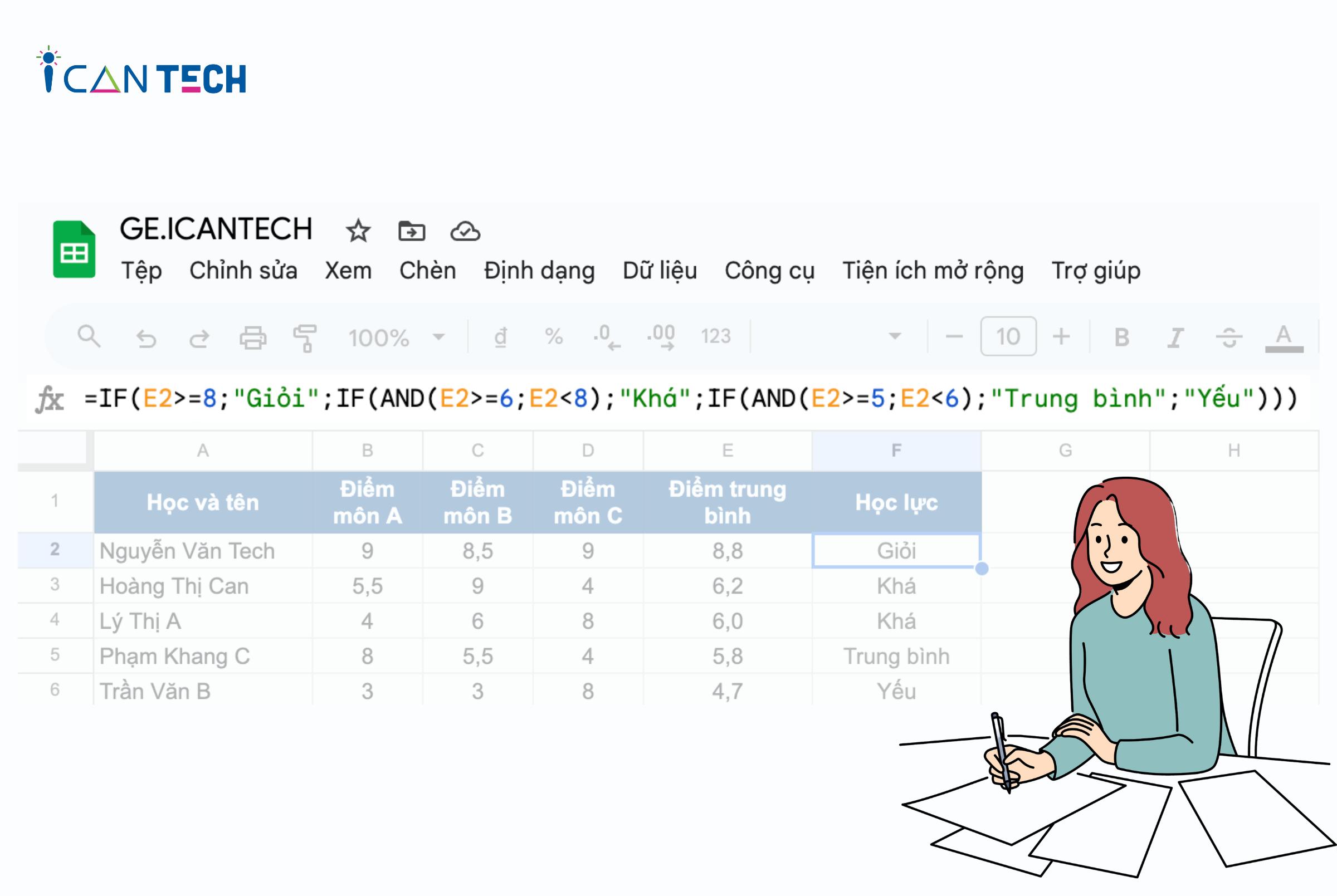 xep-loai-trong-excel