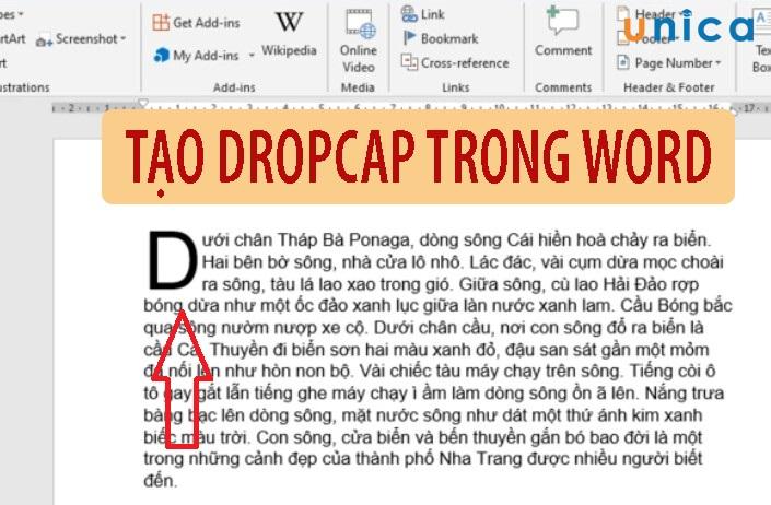 Dropcap-trong-Word