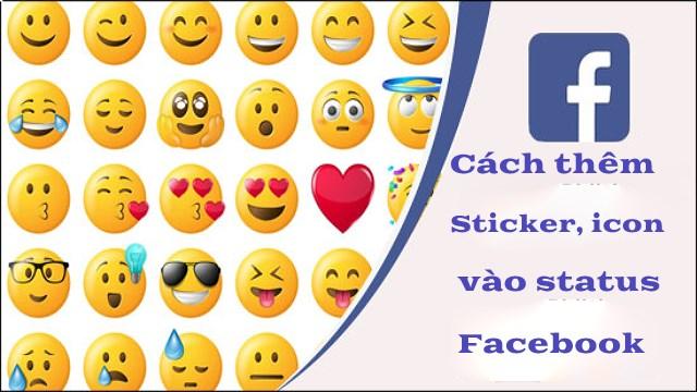 Cách chèn icon vào status Facebook đơn giản nhất