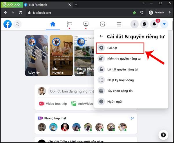 xóa tài khoản fb