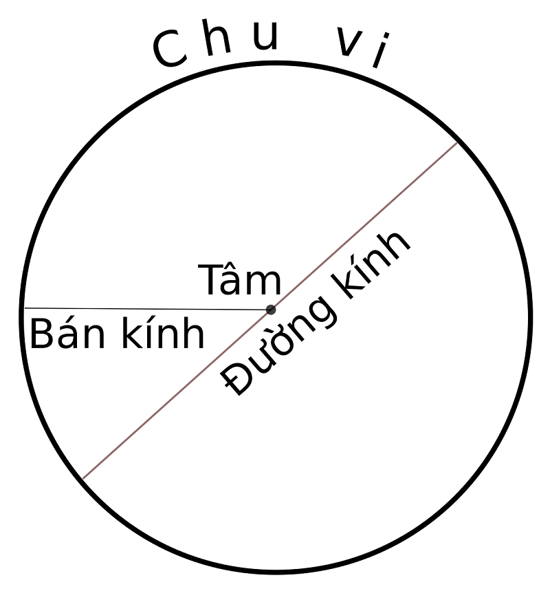 Đặc điểm của hình tròn. (Ảnh: Sưu tầm internet)