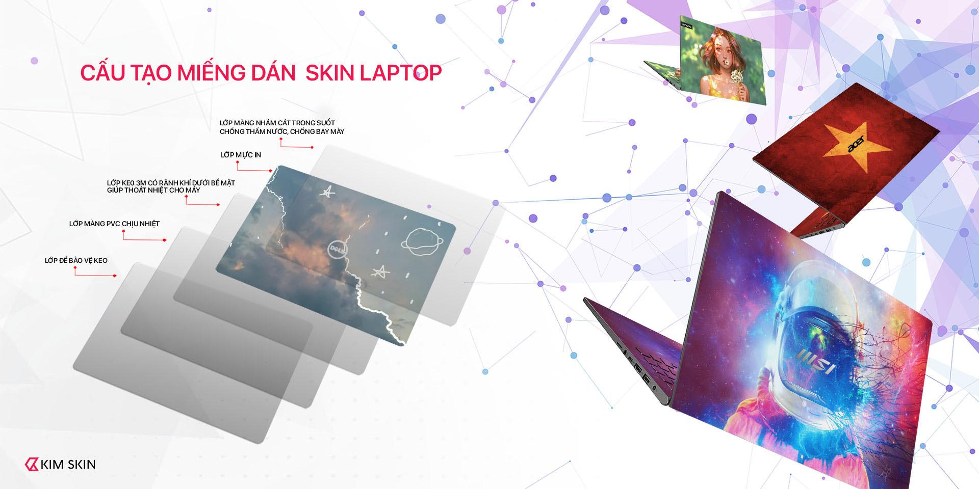 Dán skin laptop tại hà nội