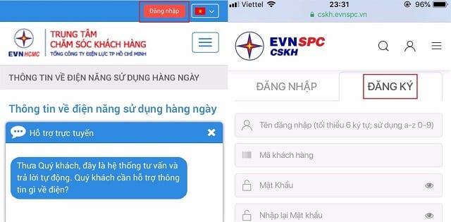 cách tra cứu hóa đơn tiền điện tp hcm trên web evn