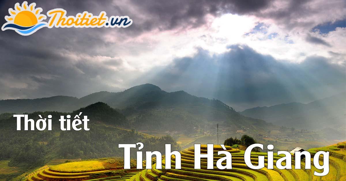 Dự báo thời tiết tỉnh Hà Giang