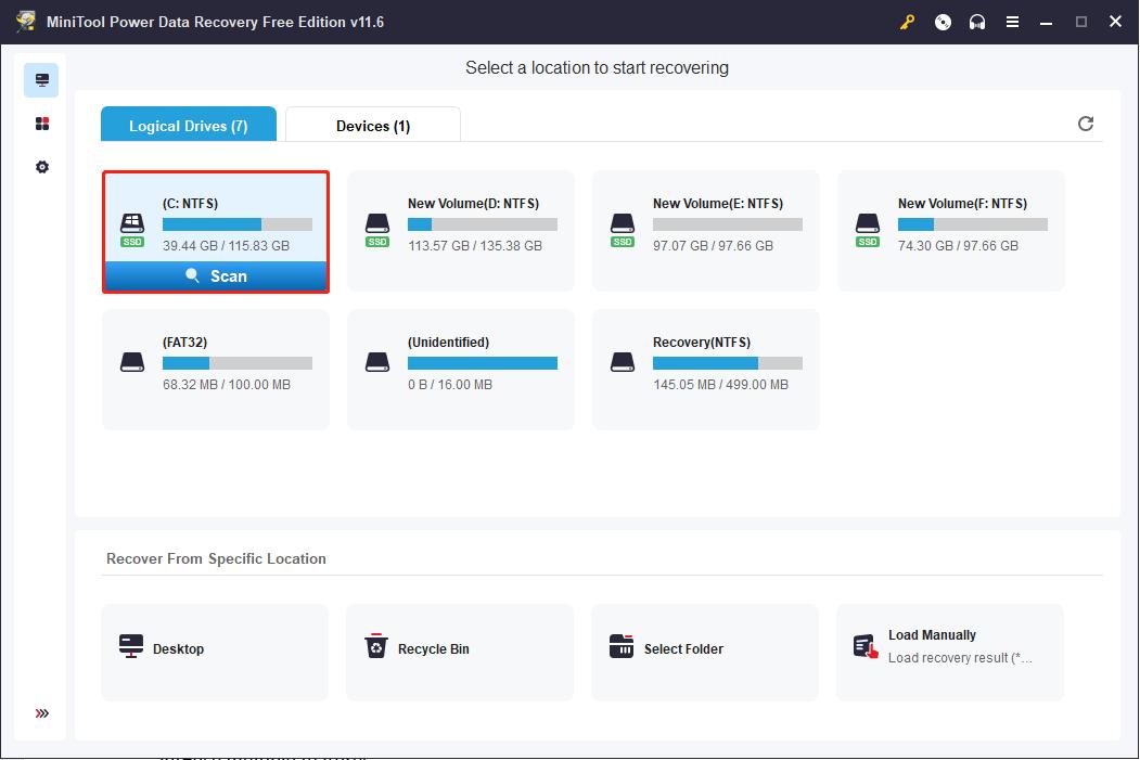 choose a partition to scan