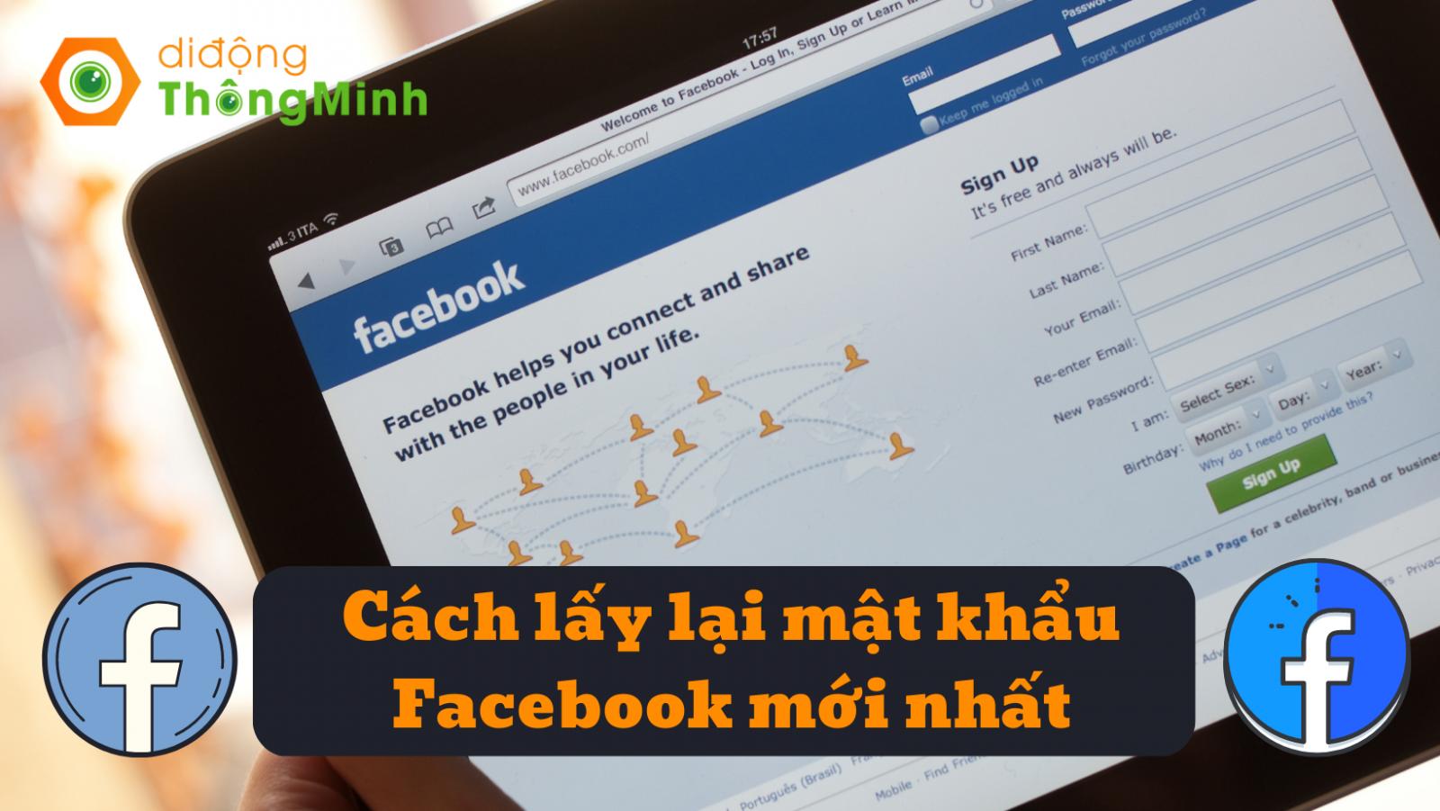 Cách lấy lại mật khẩu Facebook mới nhất 2023