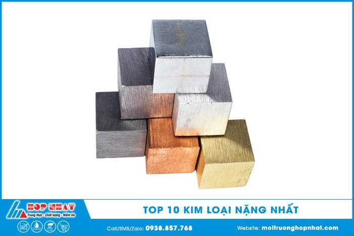 Top 10 kim loại nặng nhất