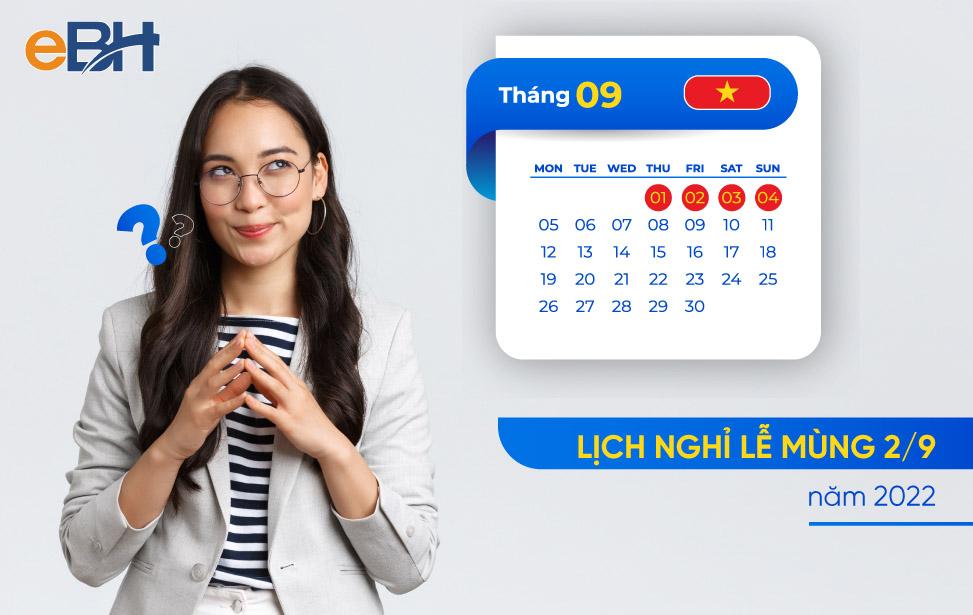 Lịch nghỉ lễ Quốc khánh 2/9 năm 2022