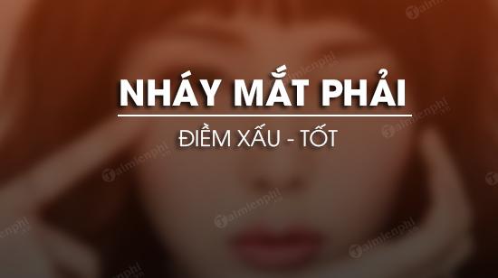 Nháy mắt phải và giật mắt phải có ý nghĩa gì?