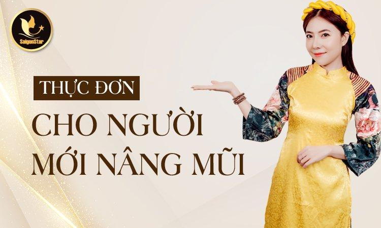 Thực đơn cho người mới nâng mũi