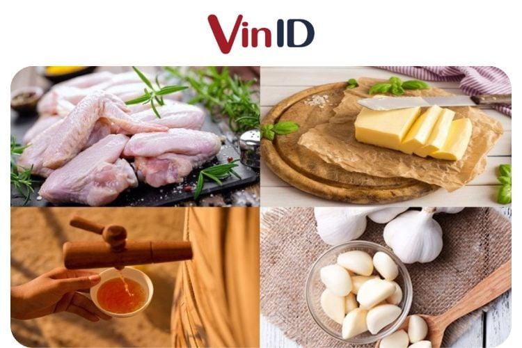 Nguyên liệu chế biến món cánh gà chiên nước mắm