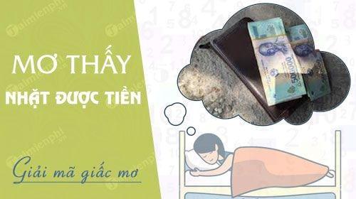 Mơ nhặt được tiền trong giấc ngủ